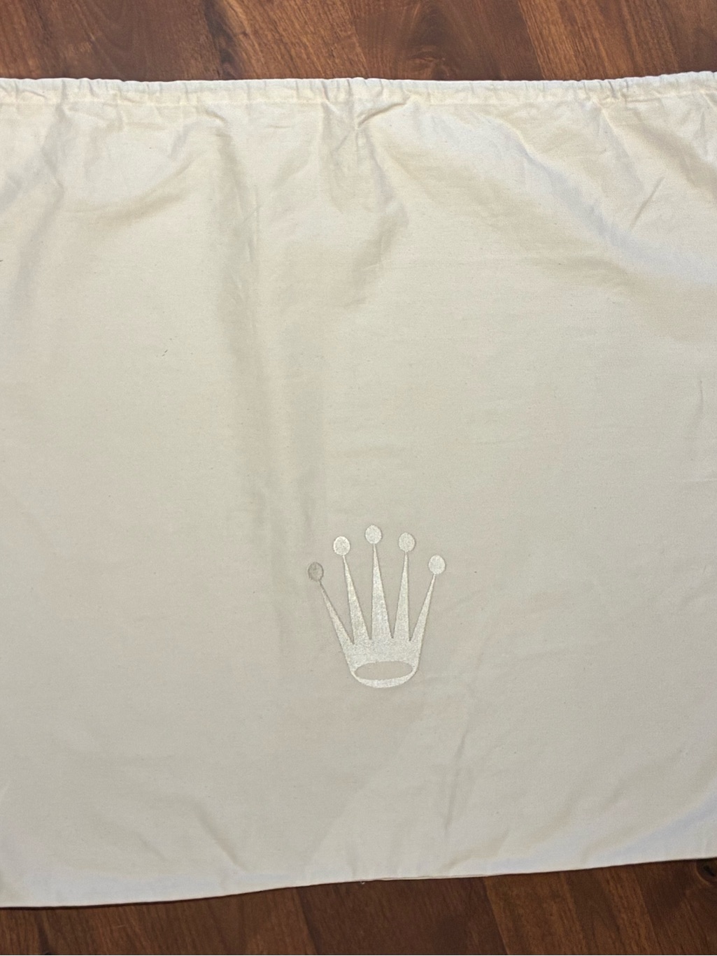 Rolex Embroidered Crown Bag Large